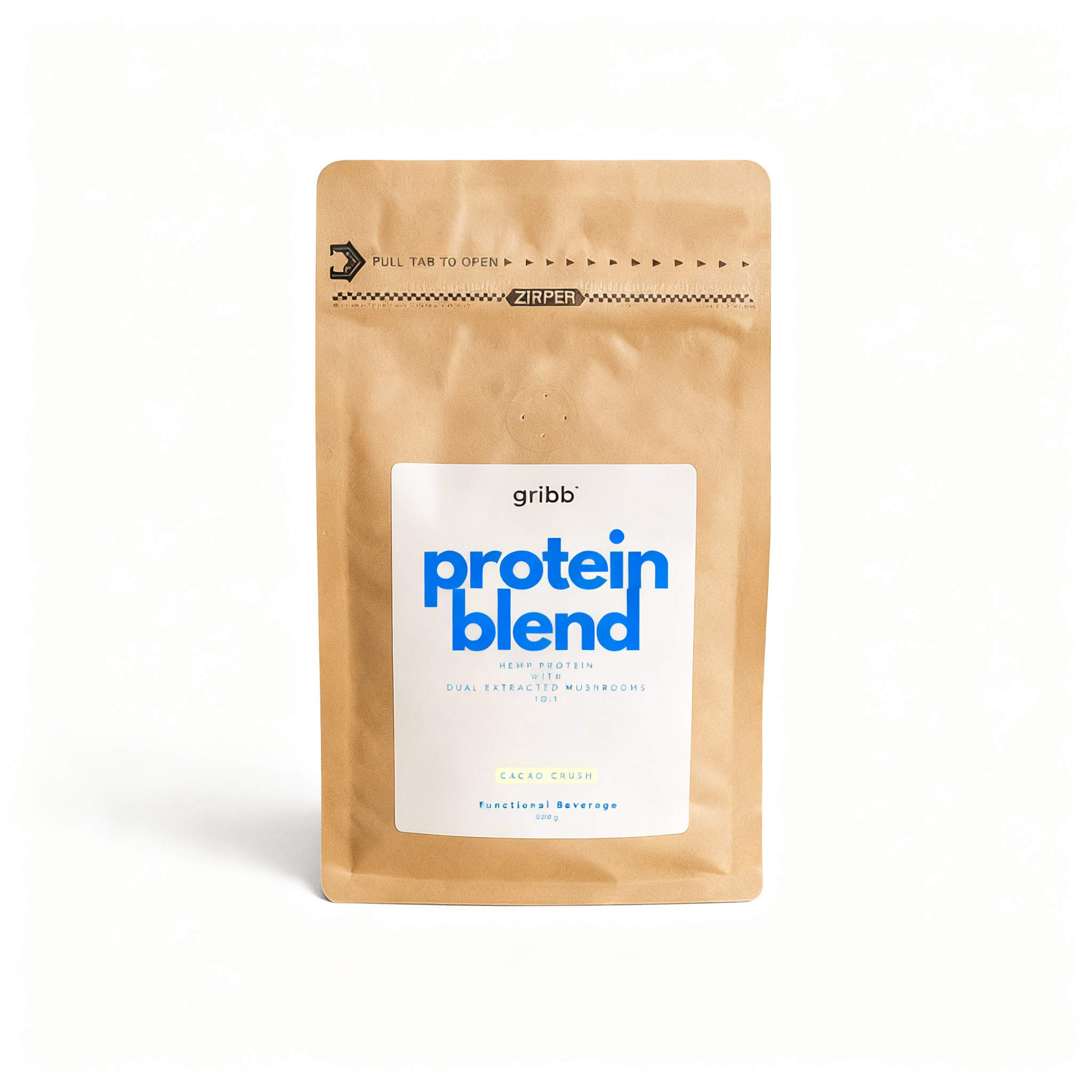 PROTEINA DE CANHAMO COM COGUMELOS FUNCIONAIS